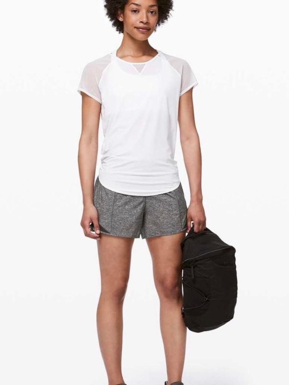Lululemon Hotty Hot Low-Rise Lined Short, 2.5” HEATHER LUX MULTI BLACK NWOT SZ 8 - Picture 10 of 16